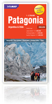 Patagonia laminated map